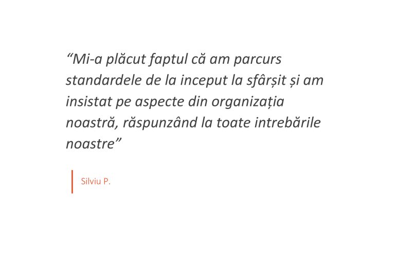 Testimonial AI SMI IATF 16949 ISO 14001 ISO 45001